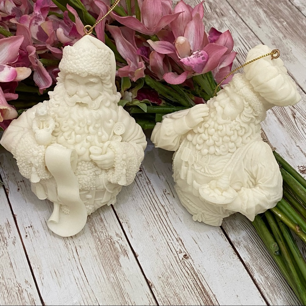 2003 Mark Klaus HSN With Love in His Heart Santa Christmas Ornament